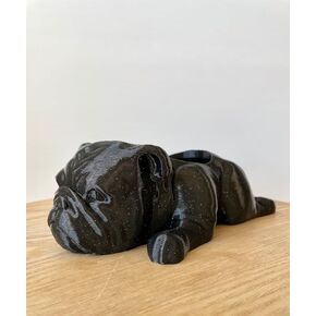 Doggy Planter | English Bulldog Planter Gift Idea, Bar Decor, Table Decor, Plant Gift Idea, Cute Succulent Planter, any canine/dog/English Bulldog and plant lover! (Marbel)