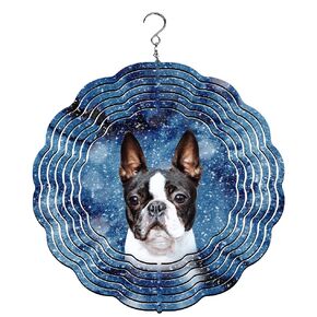 Boston Terrier Dog Wind Spinner | Windspinner | Dog Lover