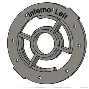 12 Foot Inferno Pumpkin Replacement Head and Arm Connectors | Home Depot Inferno Parts | Pumpkin Parts (Left Arm, Both)