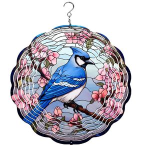 Blue Jay Wind Spinner | 10" Windspinner | Wind Spinner | Bird Lovers | Yard Gifts | Spring decor