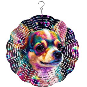 Chihuahua Colorful Wind Spinner | Windspinner | Dog Lover