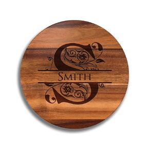 Personalized Gift for Mom, Lazy Susan, Engraved Wood Gift, Personalized Lazy Susan, Mothers Day gift, Anniversary Gift, Mom Gift, Wife Gift, Lazy Susan Turntable