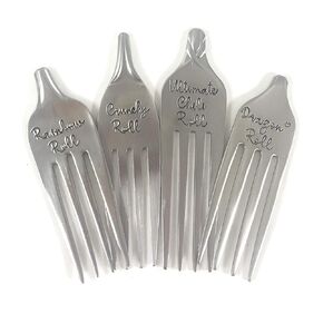 Unique Sushi Label Forks