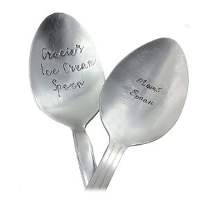 Customize Special Stamped Spoon, masculine or feminine spoon style