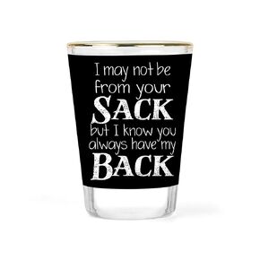 Step Father Shot Glass | Father's Day Shot Glass | Funny Shot Glass | Got Your Back Stepfather | Stepdad Gift | Happy Fathers Day | Father Birthday Gift | New Dad Gift Ideas | Humorous Stepdad Barware