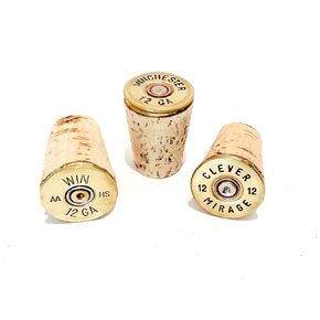 Bottle Stopper Corks 12 gauge Brass Gun Ammo Bullet Shotgun Shell Party Barware Household Gift