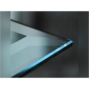 24" Inch Square Glass Table Top - 3/8" Thick - Beveled Edge, Eased Corners, America Glass by Glass Beveling Service
