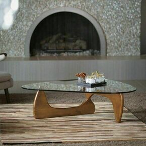 Custom Cut Glass, Triangle Glass Table Top - 1/2" Thick - Ogee Polished Edge, America Glass by Glass Beveling Service