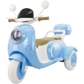 Kids Electric Motorcycle,Electric Scooter for 3 Year Old,3-Wheel 12V Ride On Scooter for Kids with Storage Compartments, Motorcycle for Girls, Ideal Moped for Girls Ages 3-6 (Rose) in Saudi Arabia