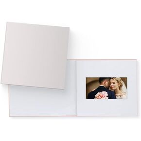 Heirloom 7" Video Book – Create a One-of-a-Kind Gift with Your Memories – 1 Hour Playback – White Cover Only