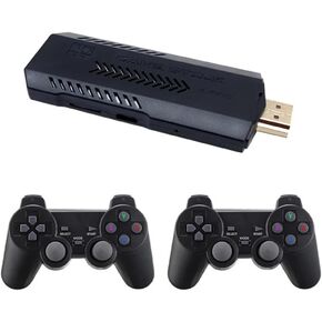 X2 Plus 128G 40000+ Games, Game Stick Retro Video Game Console 4K Games Stick with 2.4G Wireless Controllers HD Output Game Machine Portable Christmas/Kids Gift