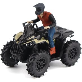 Diecast Masters BRP Bombardier Models 1:32 Scale Diecast Replica Can-Am Renegade X mr 1000R, Desert Tan & Carbon Black | Item 60011