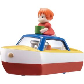 Takara Tomy Dream Tomica Ghibli Full 05 Ponyo على متن قارب Cliff Sosuke Pom ،