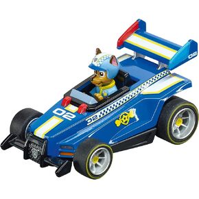 Carrera 64175 PAW Patrol Ready Race Rescue Chase 1:43 Scale Analog Slot Car Racing Vehicle GO!!! Slot Car Race Tracks Blue