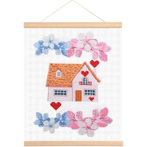XuZBDia Embroidery Kit for Beginners,11CT Medium Grid Cotton Cloth Cross Stitch Kits,Exquisite Box Packaging, Can Be Given As a Gift to Mom, or As a Moving Gift to Family and Colleagues