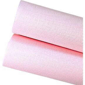 2 Sheets of Tan 11 Count Aida Cloth – 18 x 18 Inch Pre-Cut Fabric Squares – Cross Stitch Fabric – 100% Cotton – Ideal for Needlework & Embroidery – The Knotty Unicorn