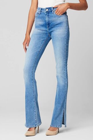 [BLANKNYC] Womens Luxury Clothing High Rise Mini Boot Cut Five Pocket Jeans, Stylish & Trendy Pants, The Hoyt in Saudi Arabia