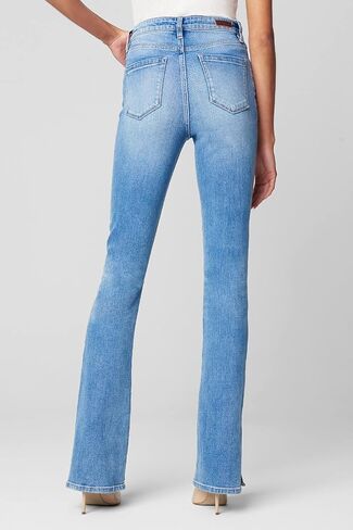 [BLANKNYC] Womens Luxury Clothing High Rise Mini Boot Cut Five Pocket Jeans, Stylish & Trendy Pants, The Hoyt in Saudi Arabia