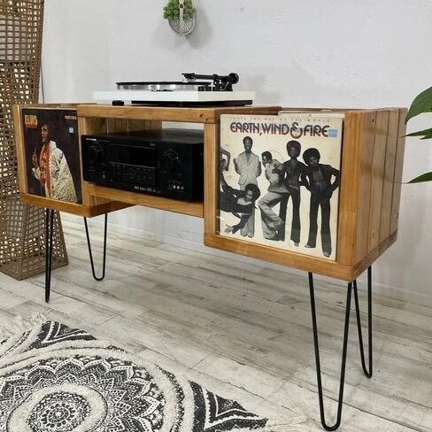 Flip-Thru Record Player Stand and Vinyl Record Storage in Saudi Arabia