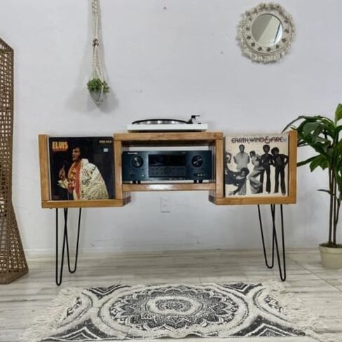 Flip-Thru Record Player Stand and Vinyl Record Storage in Saudi Arabia