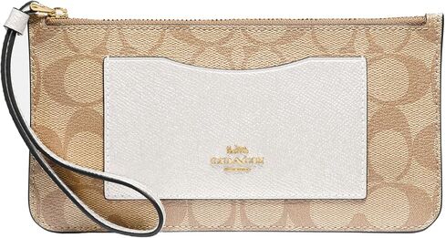 Coach Signature PVC Zip Top Wallet in Kuwait