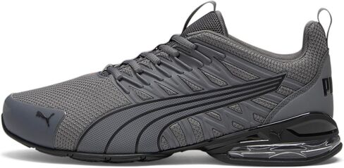 PUMA Men's Voltaic EVO Sneaker, Club Navy Black-Electric Lime, 11 in Saudi Arabia