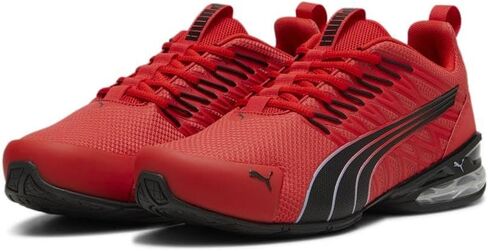 PUMA Men's Voltaic EVO Sneaker, Club Navy Black-Electric Lime, 11 in Saudi Arabia