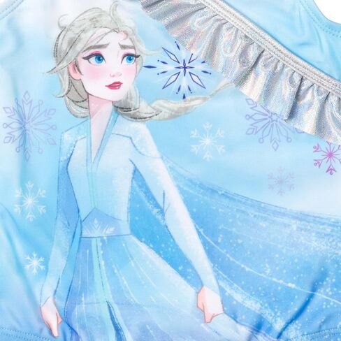 Disney Frozen Princess Anna Elsa Toddler Girls One Piece Bathing Suit Tie Dye Multicolor 2T in Saudi Arabia