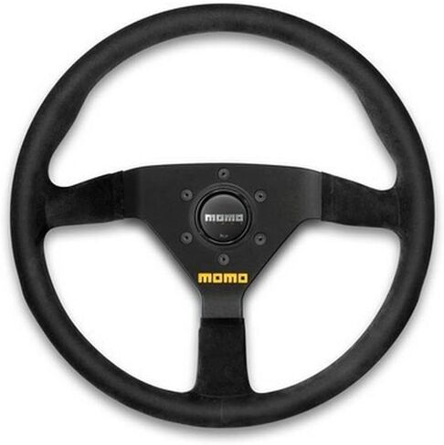 MOMO Motorsport MOD Drift Steering Wheel Black Suede Grip Brushed Anthracite Anodized 330mm w/ 88mm dish - R1907/33S in Saudi Arabia