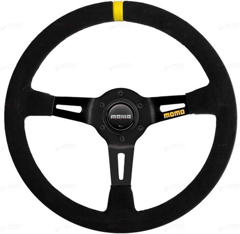 MOMO Motorsport MOD Drift Steering Wheel Black Suede Grip Brushed Anthracite Anodized 330mm w/ 88mm dish - R1907/33S in Saudi Arabia