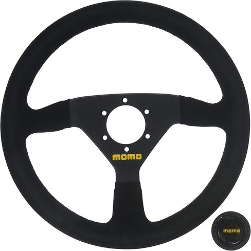 MOMO Motorsport MOD Drift Steering Wheel Black Suede Grip Brushed Anthracite Anodized 330mm w/ 88mm dish - R1907/33S in Saudi Arabia