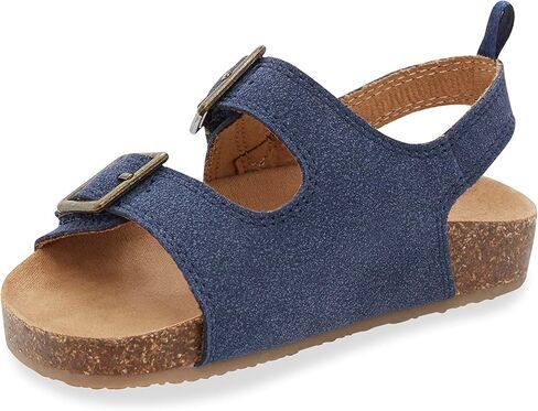 OshKosh B'Gosh Boy's Bruno Sandal, Chocolate, 11 Little Kid in Kuwait