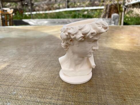 David Bust Egg Cup-حامل بيض مستوحى من PLA المطبوع ثلاثي الأبعاد-المطبخ وتناول الطعام الفريد-هدية الإفطار المضحكة والفنية in Saudi Arabia