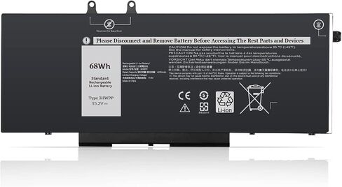 AMANDA G5M10 Battery 7.4V 51WH Replacement for Dell Latitude E5550 E5450 Notebook 15.6 inch 0WYJC2 8V5GX in Saudi Arabia
