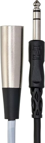 كابل توصيل متوازن من Hosa STX-110M 1/4 بوصة TRS إلى XLR3M، 10 أقدام in Saudi Arabia