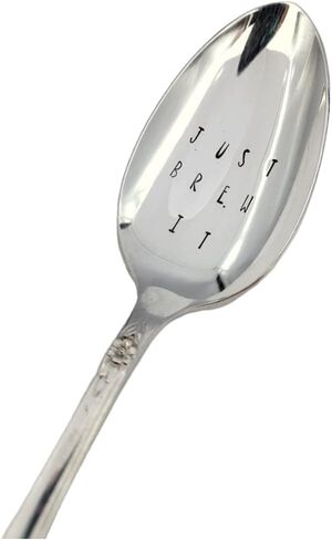 Just Just Brew It يدويًا مختومًا من Silverplate silverpoon in Kuwait