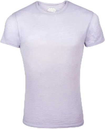 AoA Men's Royal Alpaca Crew Neck Shirt: Light & Wicking Outdoor Ecological Layer Navy Blue L in Saudi Arabia