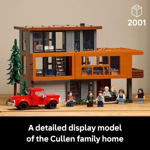 LEGO Ideas Twilight The Cullen House - Collectible Set for Adults 18+ - DIY Fantasy Craft for Book Lovers - Edward, Bella, Jacob + 4 More Minifigures - Gift Idea for Fans of The Movies - 21354 in Saudi Arabia