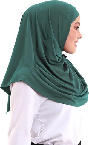 ihvan online, Hijab Scarves for Women, Ready to Wear, Lightweight and Comfortable Headscarf, Instant Turban, Jersey, Presewn in Saudi Arabia