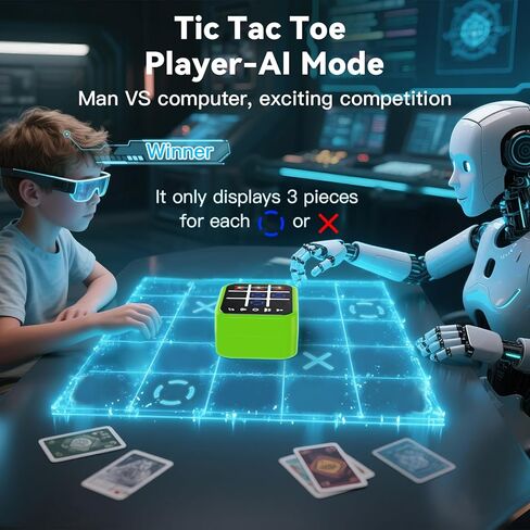 صندوق لعبة TIC TAC TAC القابل لإعادة الشحن مع 5 ألعاب ذاكرة في الدماغ الممتعة ، وحدة التحكم في لعبة Touchnes Handheld ، لعبة Portable Board Travel Game. in Kuwait