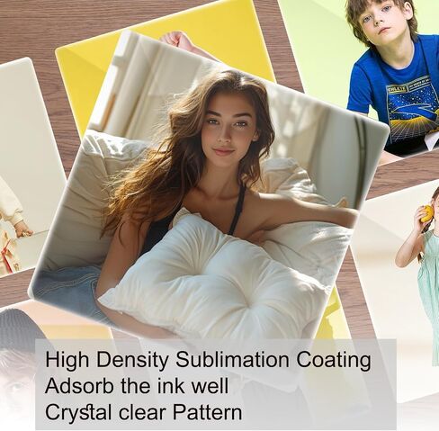 Sublimation Glass Photo Blanks 8x8 Inch 3 Set Folding Hinged Double Collage Desk Picture DIY Combo in Kuwait