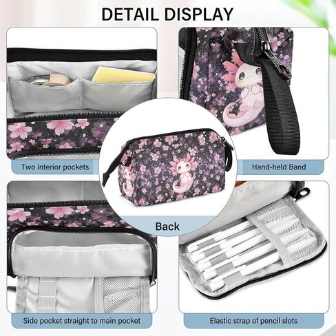 Dragon Large Pencil Case Organizer Multifunctional Big Pencil Pouch With Compartments Simple Stationery Pen Bag With Zipper in Saudi Arabia