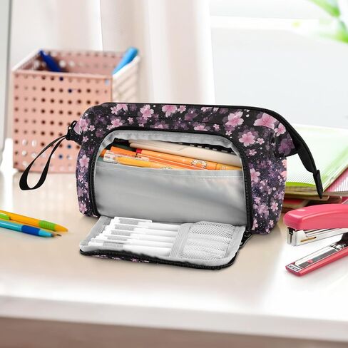 Dragon Large Pencil Case Organizer Multifunctional Big Pencil Pouch With Compartments Simple Stationery Pen Bag With Zipper in Saudi Arabia