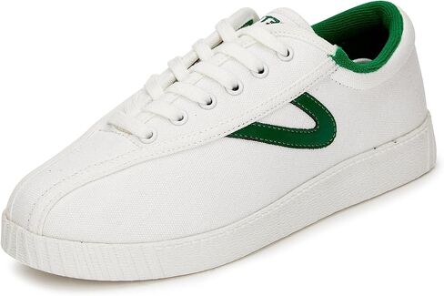 TRETORN Nyliteplus Canvas Sneakers Women's Lace-Up Casual Tennis Shoes Classic Vintage Style, White/White, 11 in Saudi Arabia