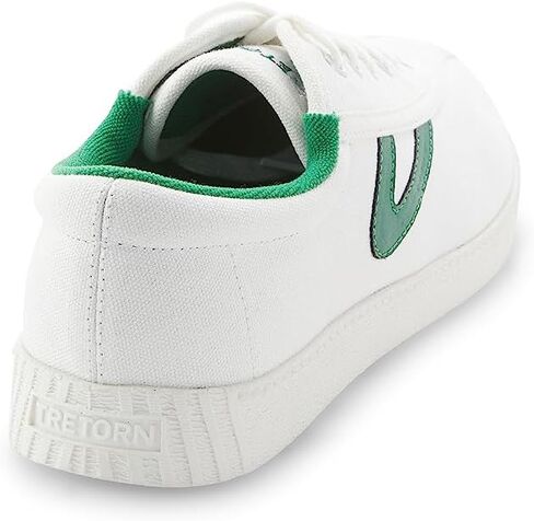 TRETORN Nyliteplus Canvas Sneakers Women's Lace-Up Casual Tennis Shoes Classic Vintage Style, White/White, 11 in Saudi Arabia