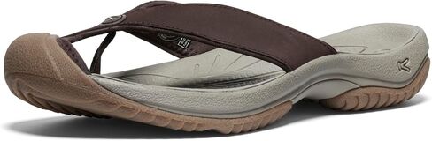KEEN Men's Waimea H2 Toe Protecting Flip-Flops, Naval Academy/Black, 11 in Saudi Arabia