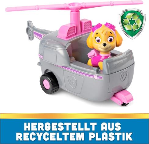 Paw Patrol - Vehicle Figure Stella - Car 15 cm Collectible Figurine Toy - Recycled Plastic Toy - Children's Car - Children's Toy 3 Years and Above in Saudi Arabia