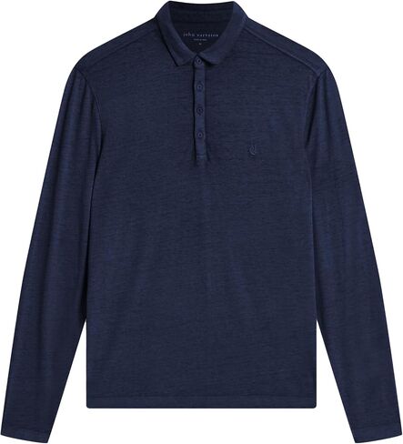 John Varvatos mens Marty Long Sleeve Polo Marty Long Sleeve Polo in Saudi Arabia