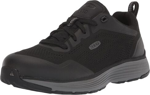 KEEN Utility Women's Sparta 2 Low Height Alloy Toe ESD Industrial Work Shoes, Drizzle/Papaya, 6 in Saudi Arabia