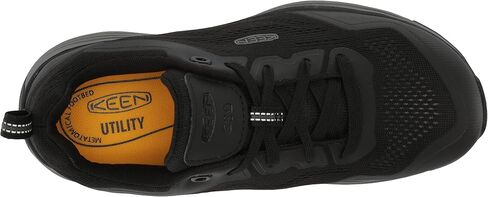 KEEN Utility Women's Sparta 2 Low Height Alloy Toe ESD Industrial Work Shoes, Drizzle/Papaya, 6 in Saudi Arabia